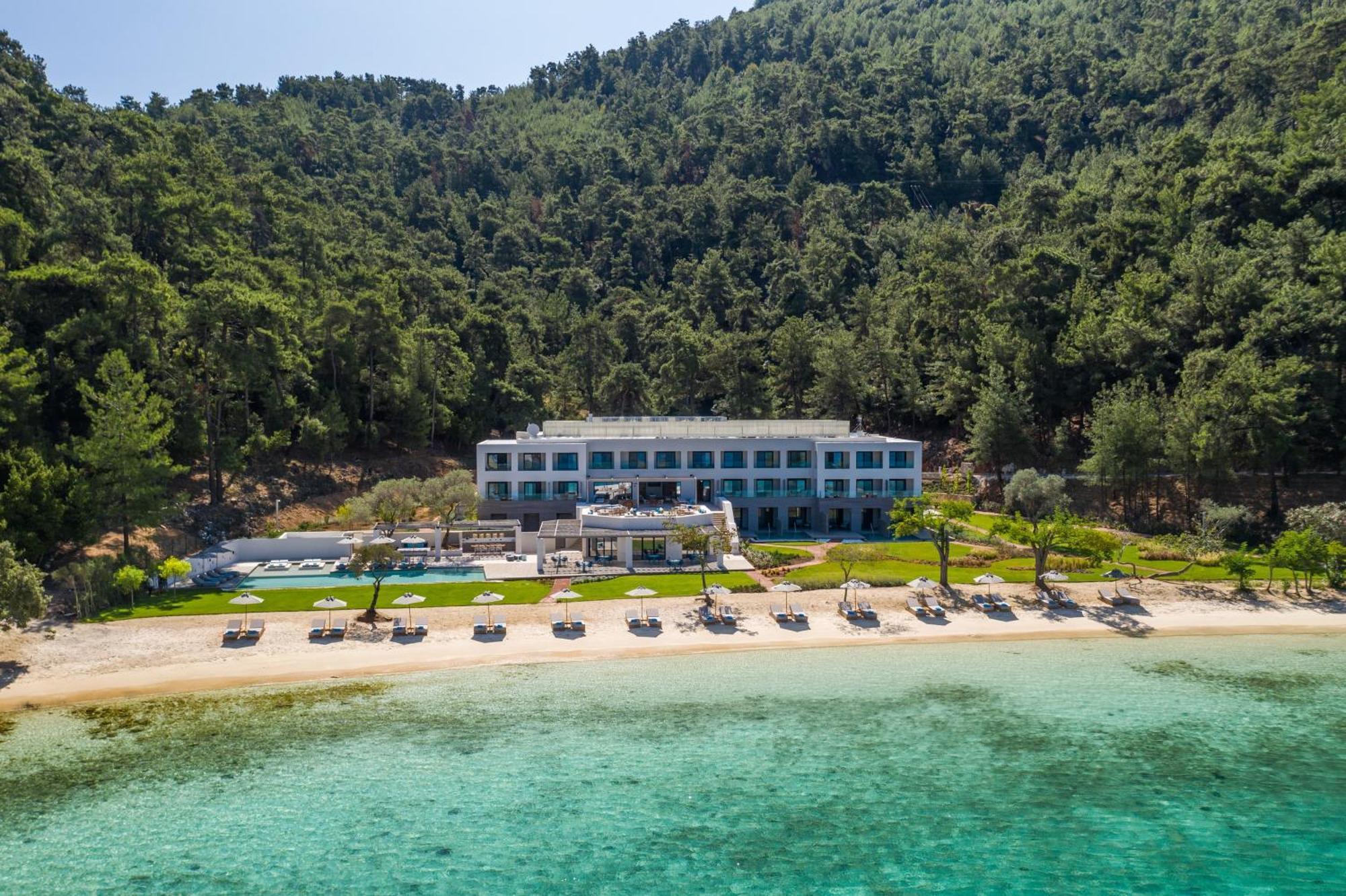 Vathi Cove Luxury Resort & Spa Chrysi Ammoudia Exterior photo